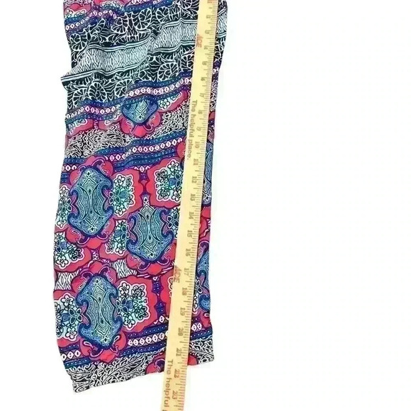 TOMMY BAHAMA Riviera Tiles Sz. Med. Cropped Romper Jumpsuit Beach Cruise‎ Party - Picture 8 of 15